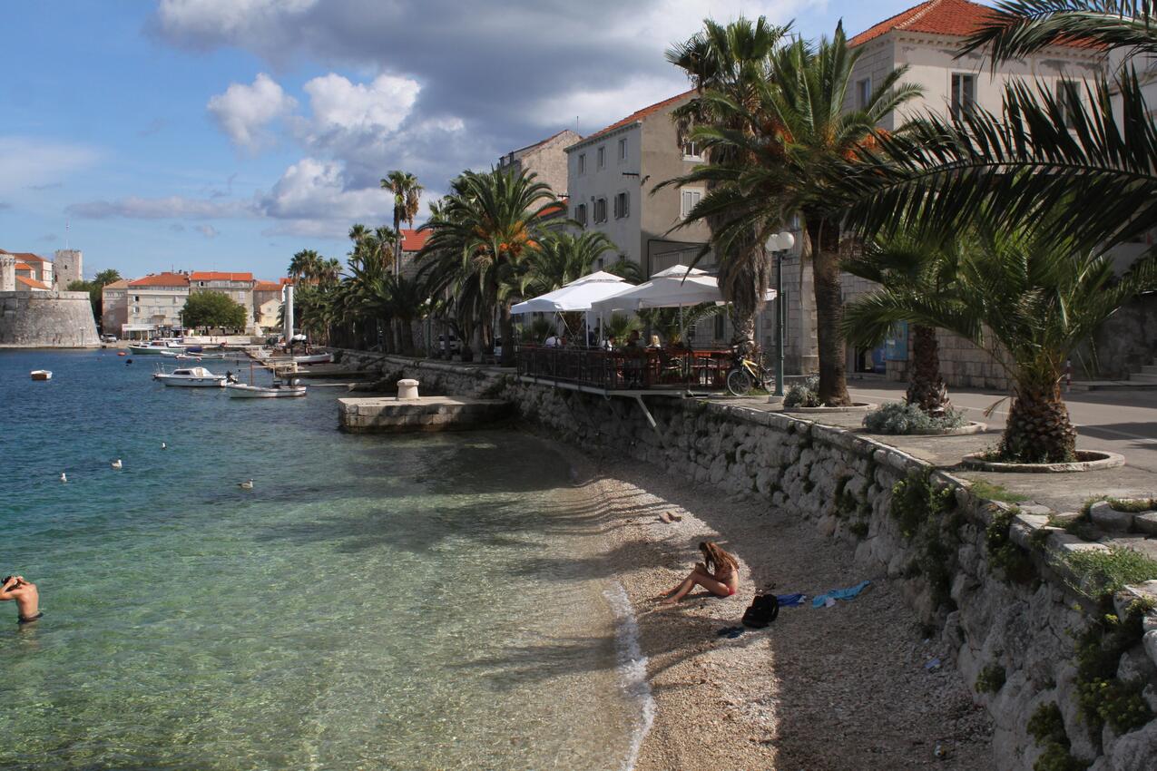 La spiaggia più vicina - Appartamenti accanto al mare Curzola - Korčula
