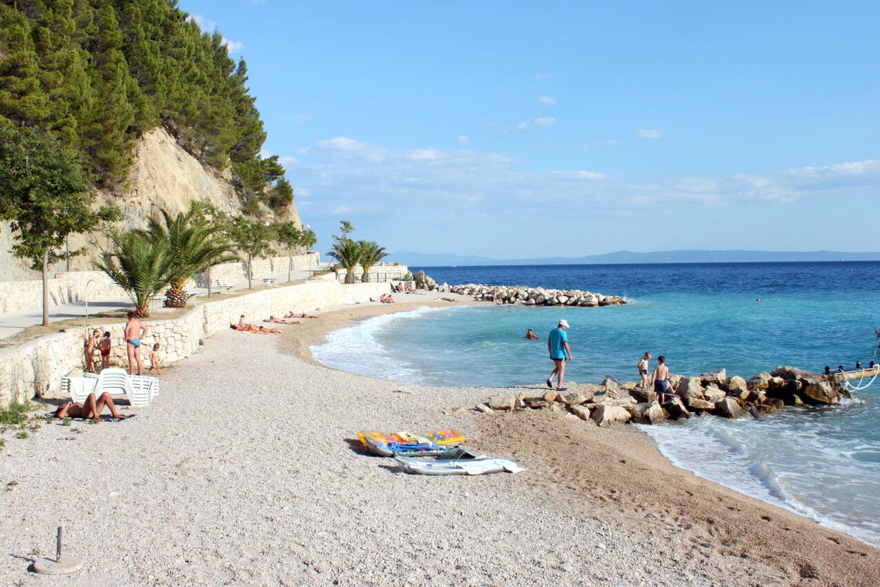 Nächster Strand - Ferienwohnungen mit Pool Brela, Makarska