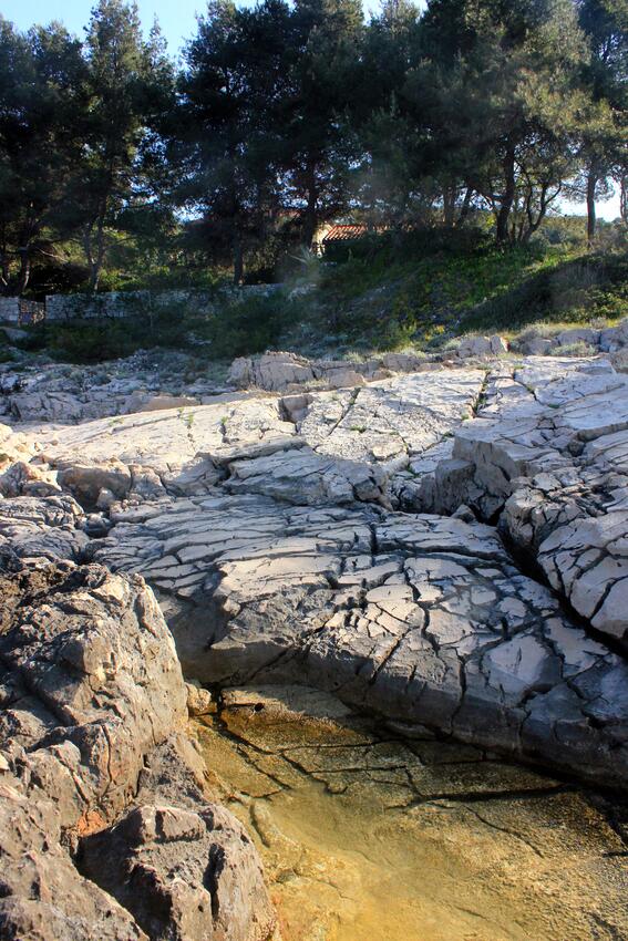 La spiaggia più vicina - Casa dei pescatori accanto al mare Baia Fabrice, Solta