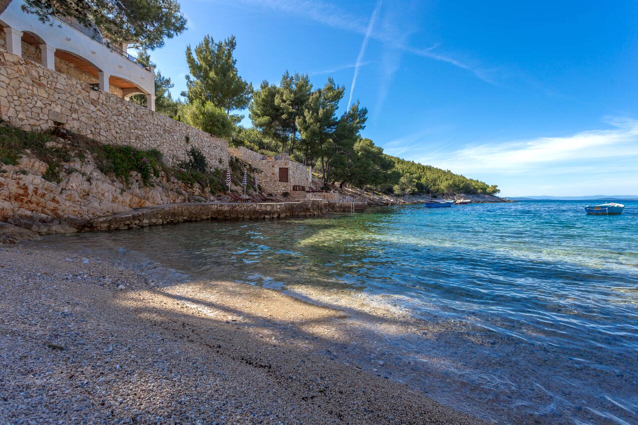 La spiaggia più vicina - Appartamenti accanto al mare Baia Zastupac, Lesina - Hvar