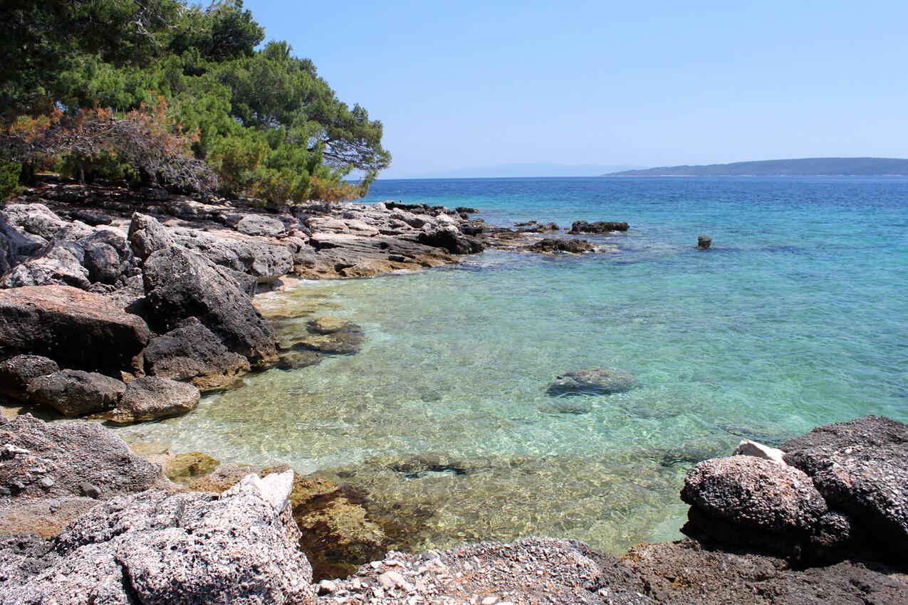 La spiaggia più vicina - Appartamenti accanto al mare Zavala, Lesina - Hvar