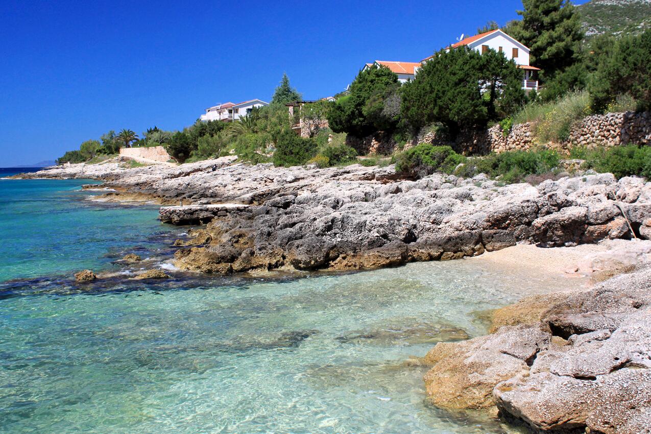 La spiaggia più vicina - Appartamenti accanto al mare Zavala, Lesina - Hvar