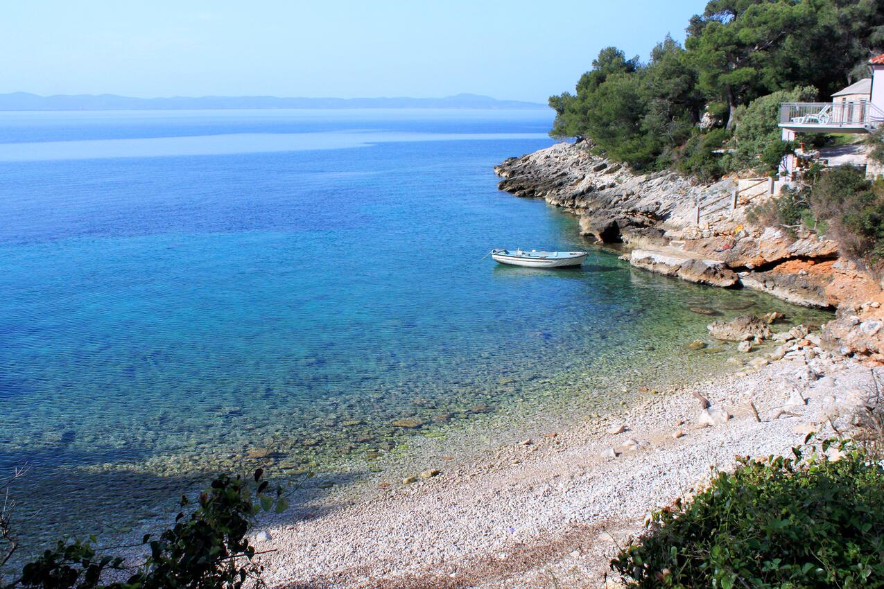 La spiaggia più vicina - Casa dei pescatori accanto al mare Baia Prisnjak, Lesina - Hvar