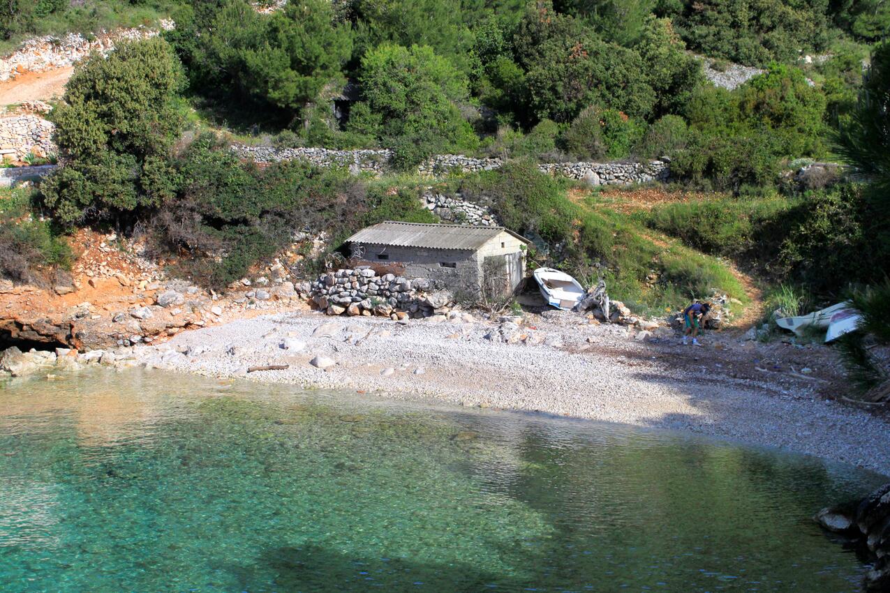 La spiaggia più vicina - Casa dei pescatori accanto al mare Baia Prisnjak, Lesina - Hvar