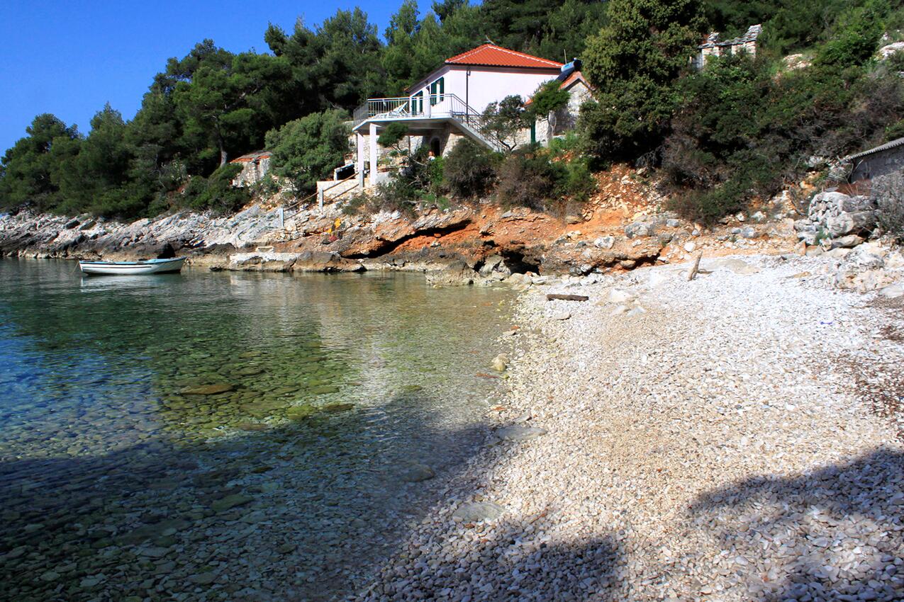 La spiaggia più vicina - Casa dei pescatori accanto al mare Baia Prisnjak, Lesina - Hvar