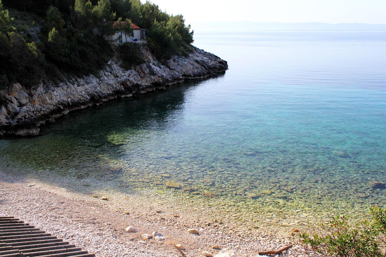 La spiaggia più vicina - Casa dei pescatori accanto al mare Baia Prisnjak, Lesina - Hvar