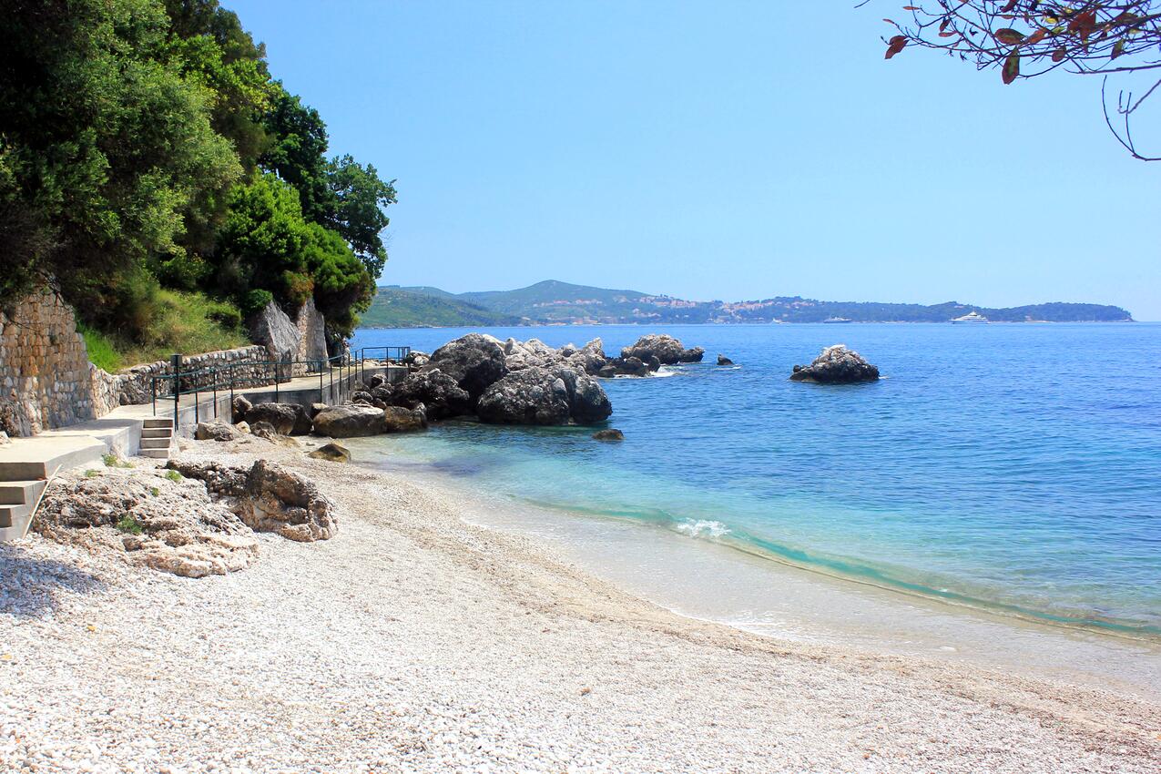 Legközelebbi strand - Luxusvilla medencével Soline, Dubrovnik
