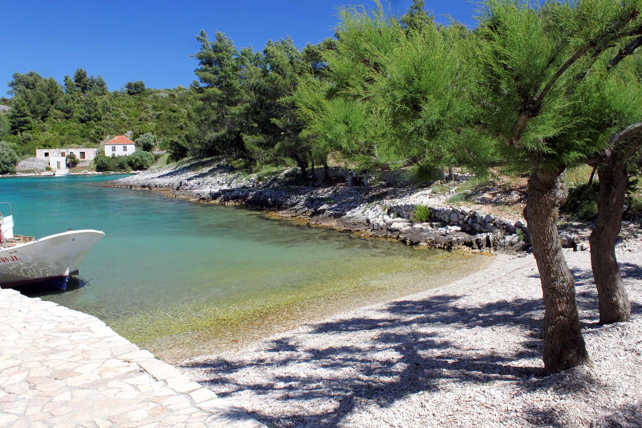 La spiaggia più vicina - Appartamenti robinsoniani accanto al mare Baia Karkavac - Scedro, Lesina - Hvar