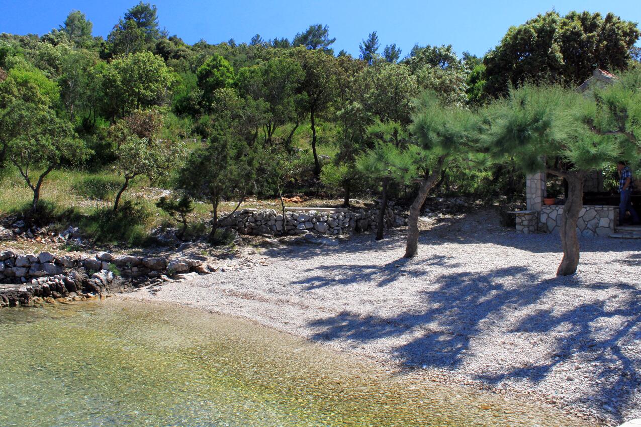 La spiaggia più vicina - Appartamenti robinsoniani accanto al mare Baia Karkavac - Scedro, Lesina - Hvar