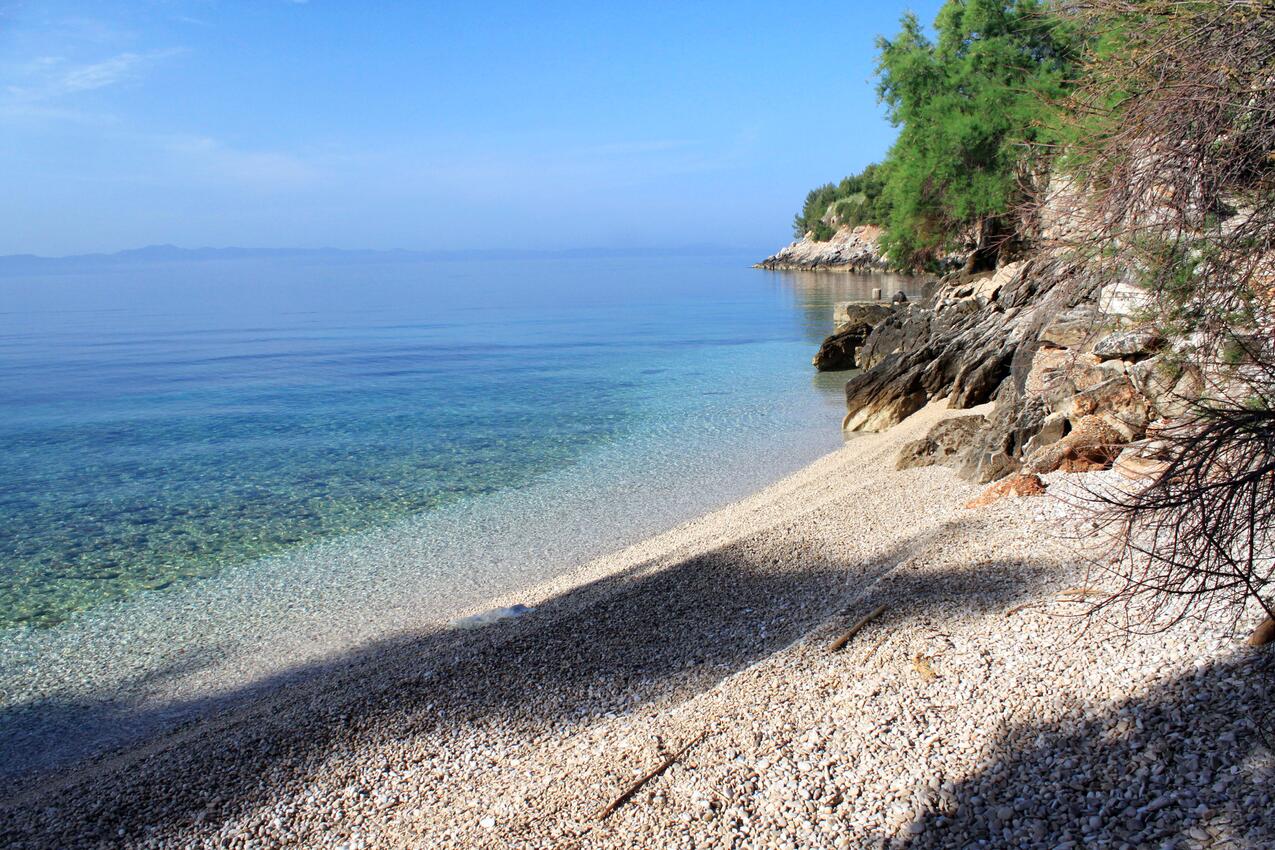 Nearest beach - Seaside secluded apartments Cove Rapak, Hvar