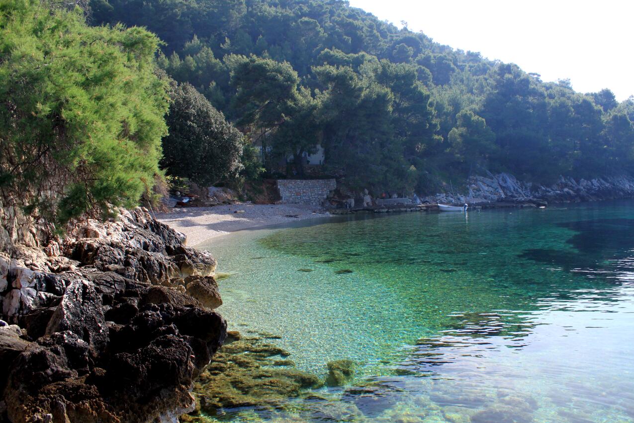 Nearest beach - Seaside secluded apartments Cove Rapak, Hvar