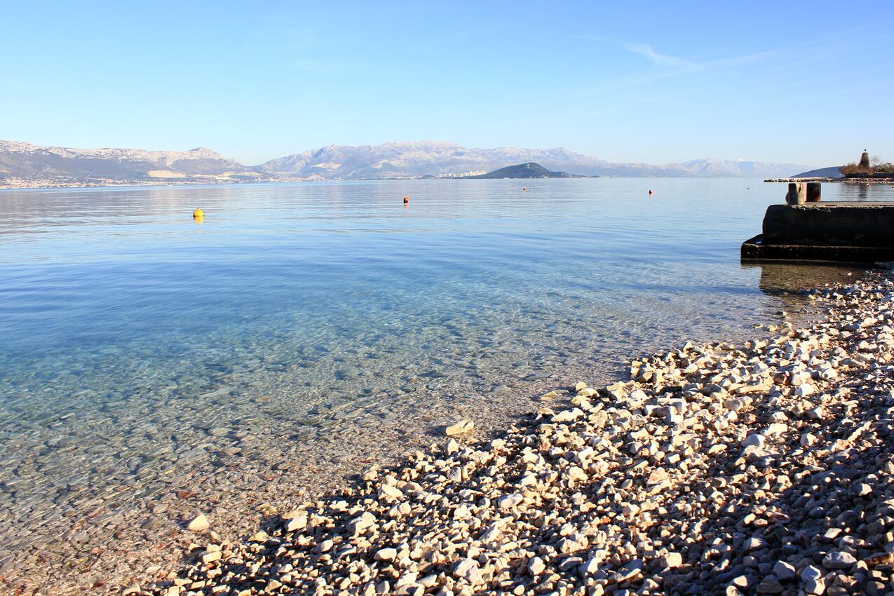 La spiaggia più vicina - Appartamenti con parcheggio Slatine, Bua - Čiovo