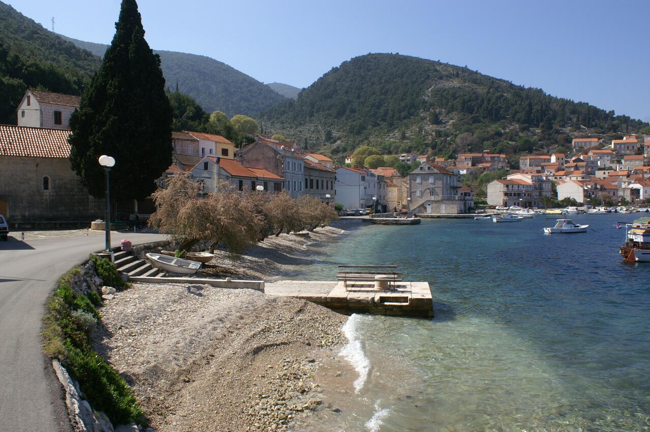La spiaggia più vicina - Appartamenti e camere accanto al mare Racischie - Račišće, Curzola - Korčula