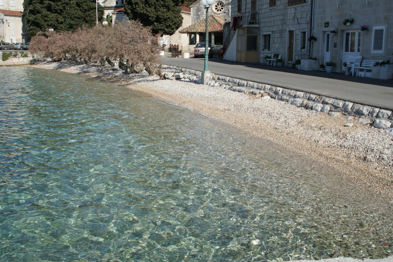 La spiaggia più vicina - Appartamenti e camere accanto al mare Racischie - Račišće, Curzola - Korčula