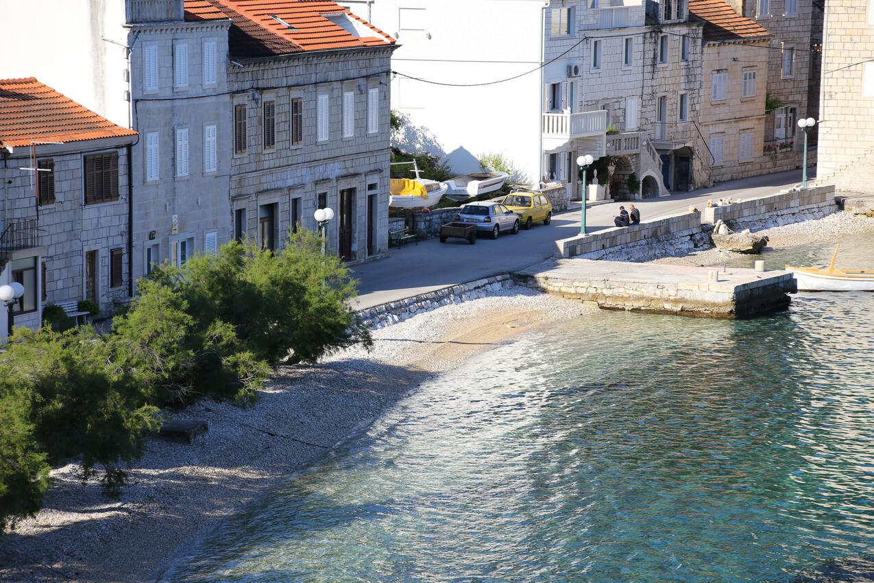 La spiaggia più vicina - Appartamenti e camere accanto al mare Racischie - Račišće, Curzola - Korčula