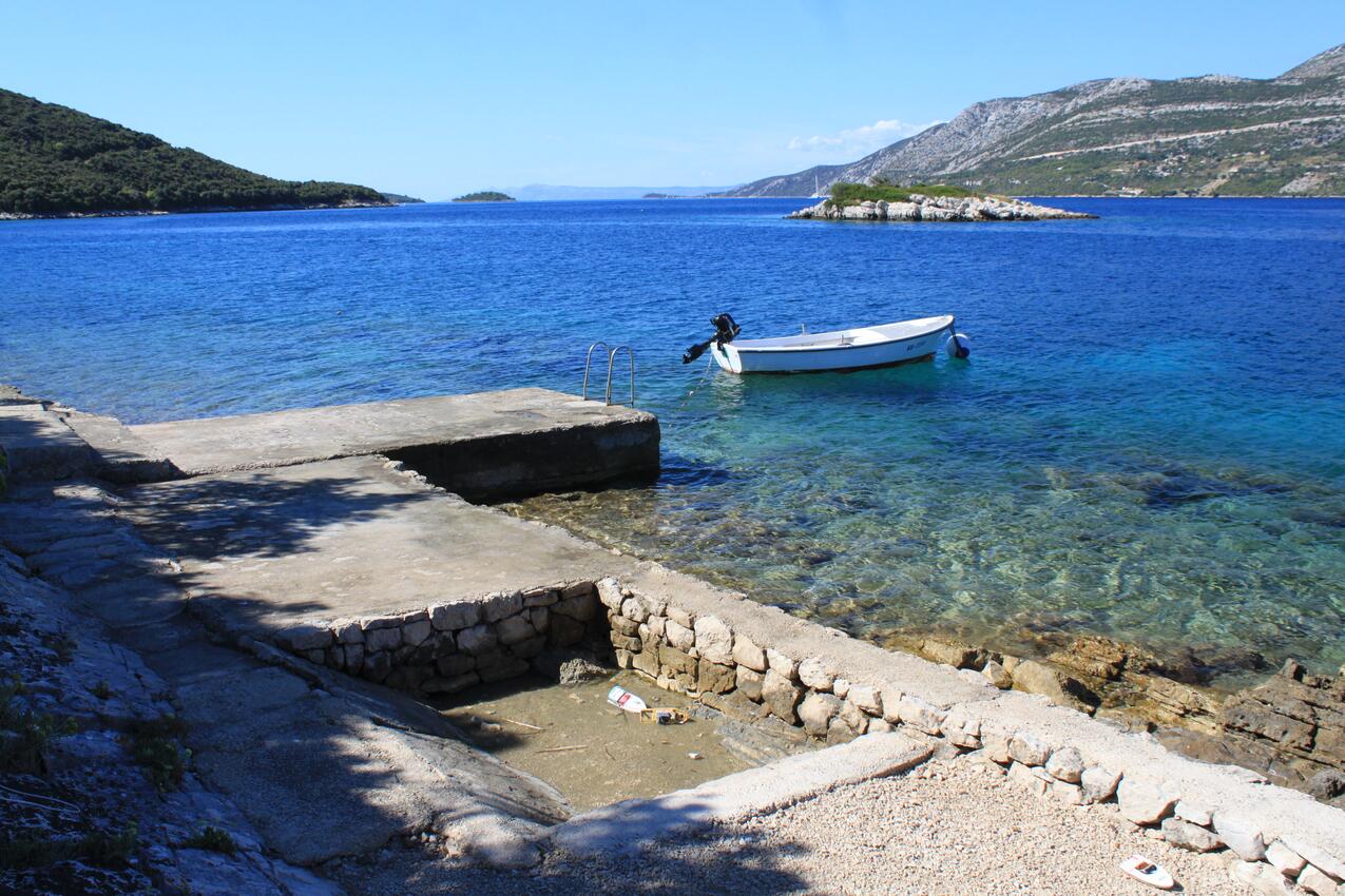 Nächster Strand - Ferienwohnungen am Meer Tri Zala, Korcula