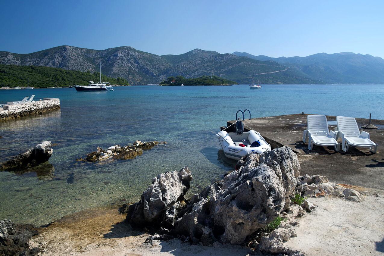 La spiaggia più vicina - Appartamenti con piscina per famiglie Kneza, Curzola - Korčula