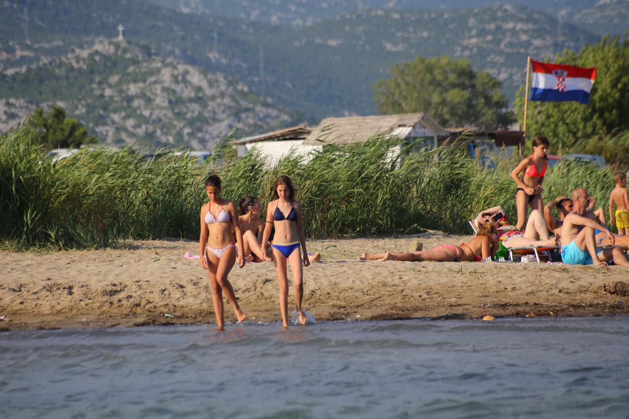 La spiaggia più vicina - Casa vacanze con piscina Fort'Opus - Opuzen, Foce di Narenta - Ušće Neretve