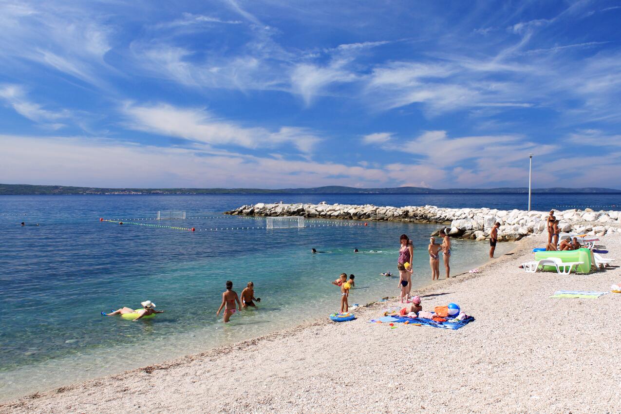 Nächster Strand - Ferienwohnungen mit Parkplatz Podstrana, Split