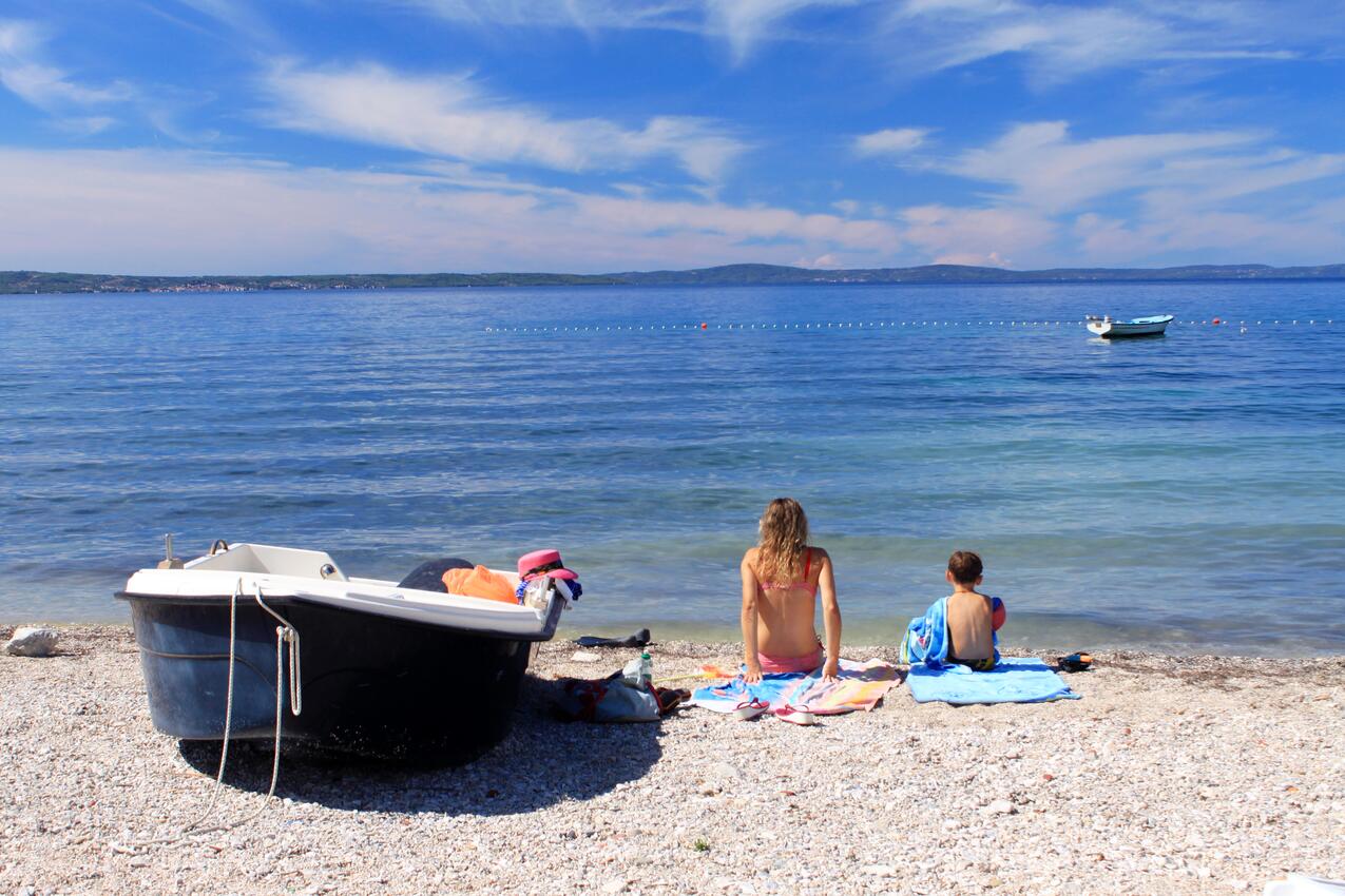 Nächster Strand - Ferienwohnungen mit Parkplatz Podstrana, Split