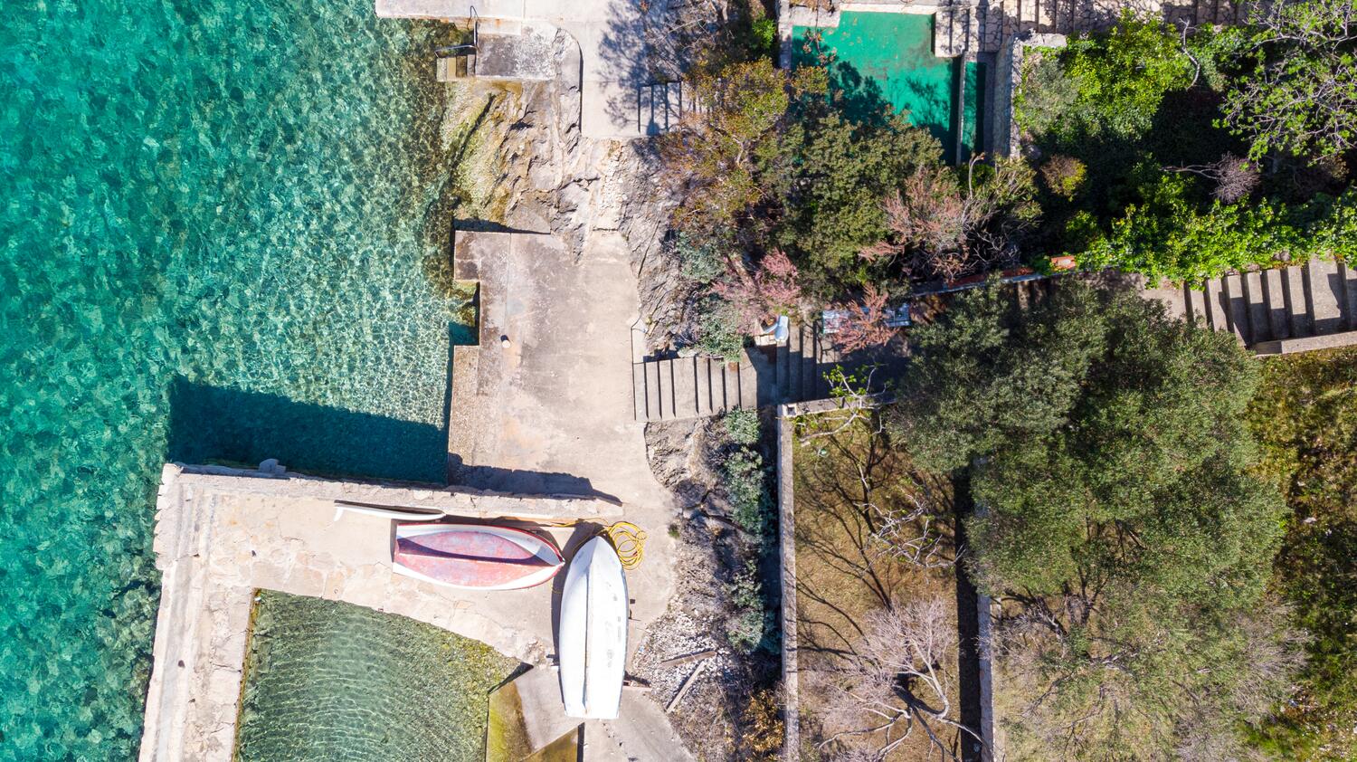 Nächster Strand - Ferienwohnungen am Meer Tri Zala, Korcula
