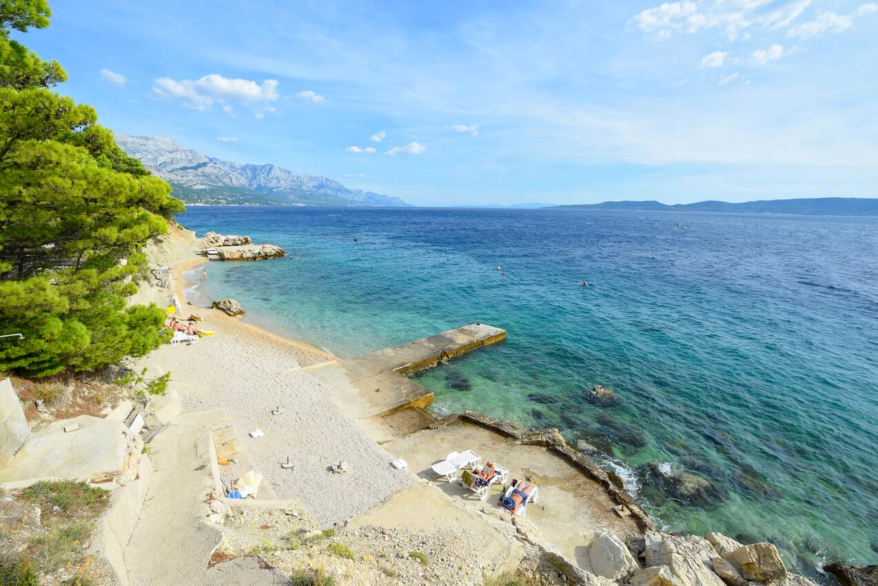 La spiaggia più vicina - Appartamenti accanto al mare Marussici - Marušići, Almissa - Omiš