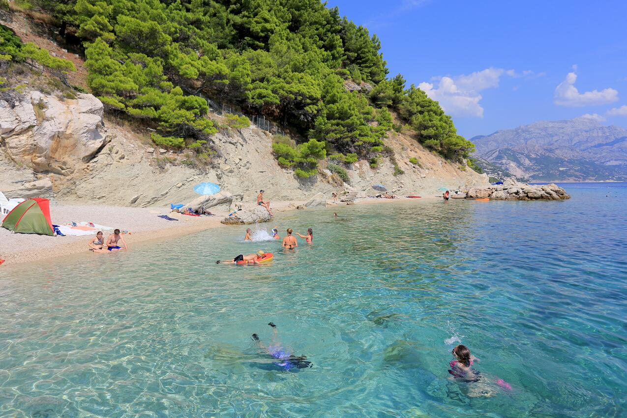La spiaggia più vicina - Appartamenti accanto al mare Marussici - Marušići, Almissa - Omiš
