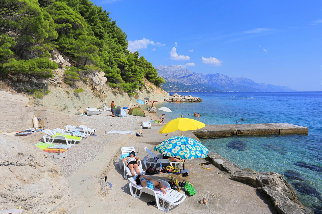 La spiaggia più vicina - Appartamenti accanto al mare Marussici - Marušići, Almissa - Omiš