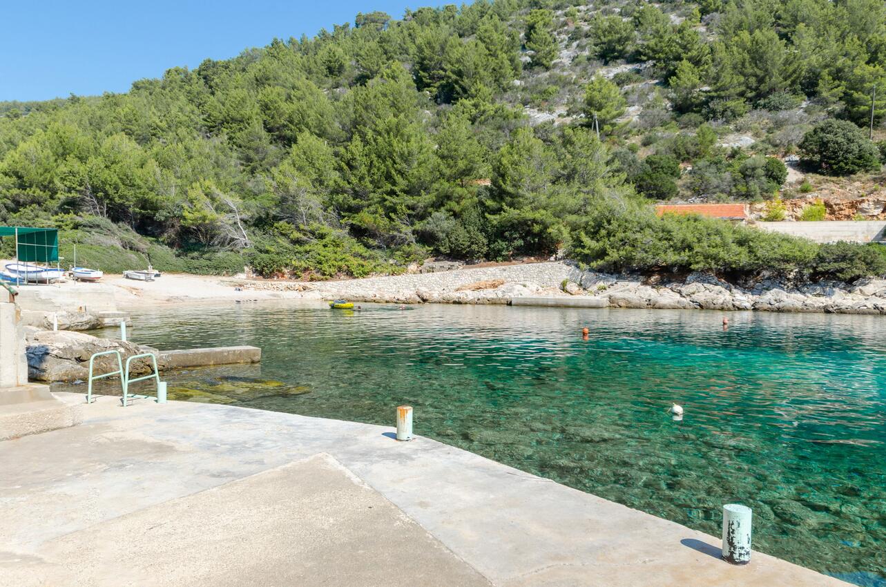 Najbliža plaža - Apartmani uz more Uvala Zaglav, Korčula