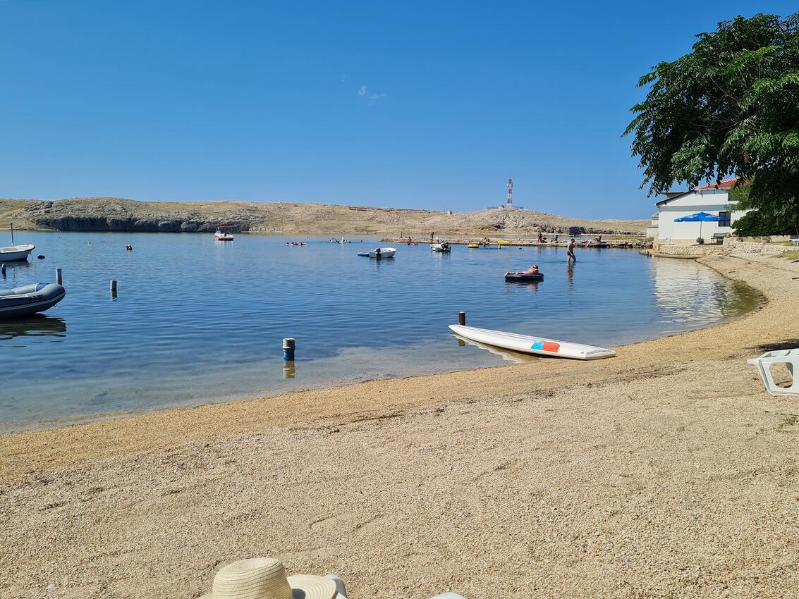 Legközelebbi strand - Apartmanok családok részére medencével Stara Vas, Pag