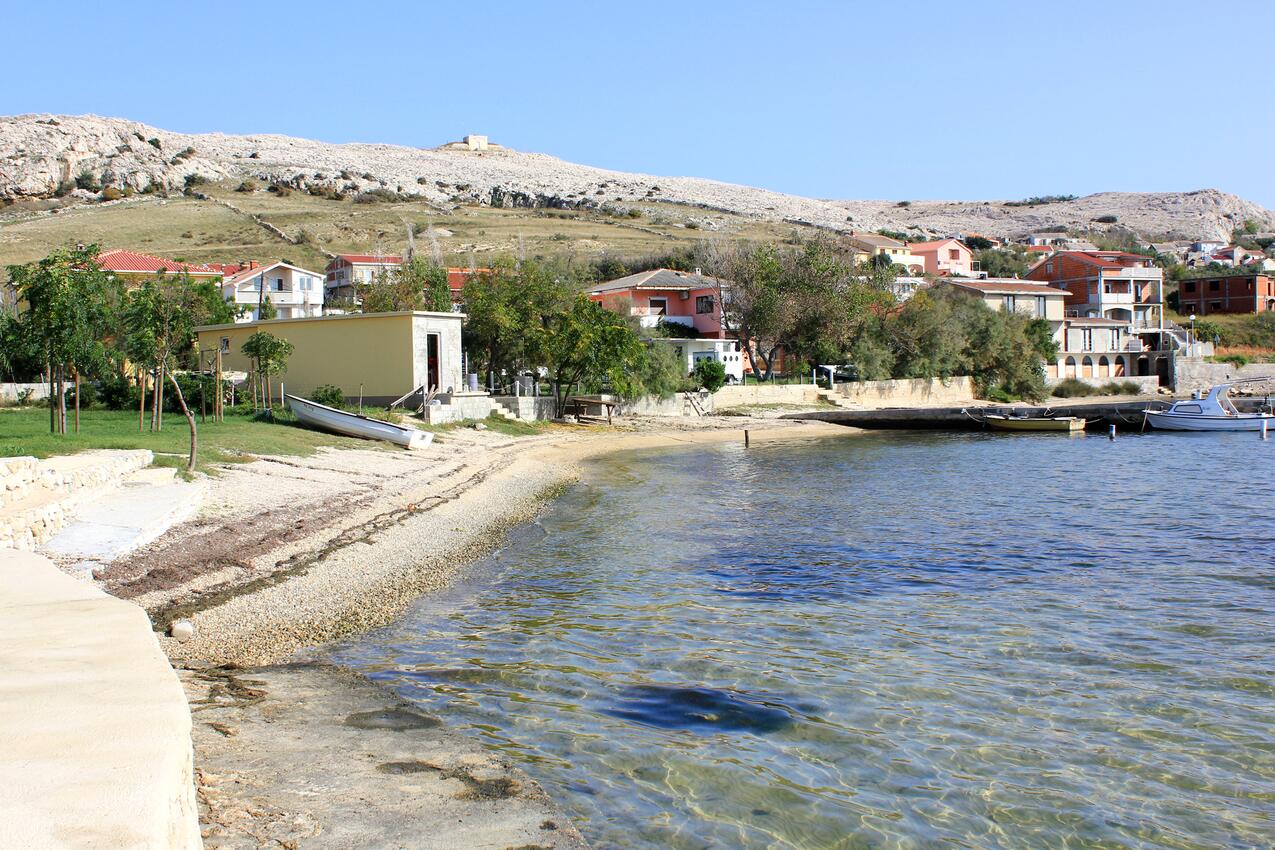 Legközelebbi strand - Apartmanok családok részére medencével Stara Vas, Pag