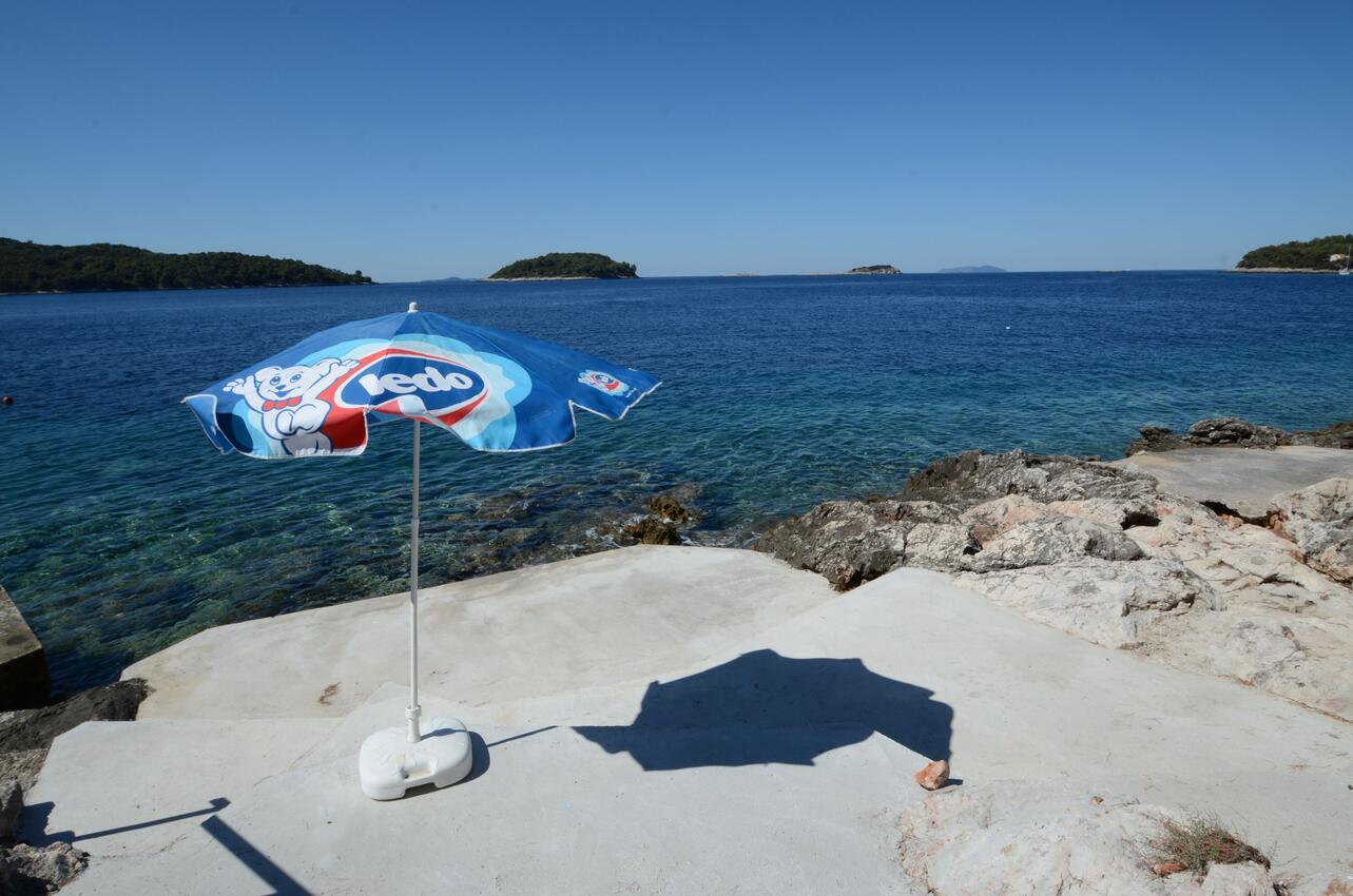 La spiaggia più vicina - Appartamenti accanto al mare Prizba, Curzola - Korčula