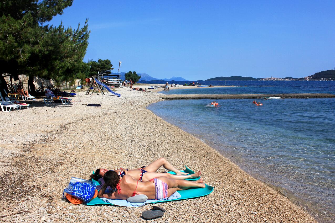 La spiaggia più vicina - Appartamenti accanto al mare Vigagni - Viganj, Sabbioncello - Pelješac