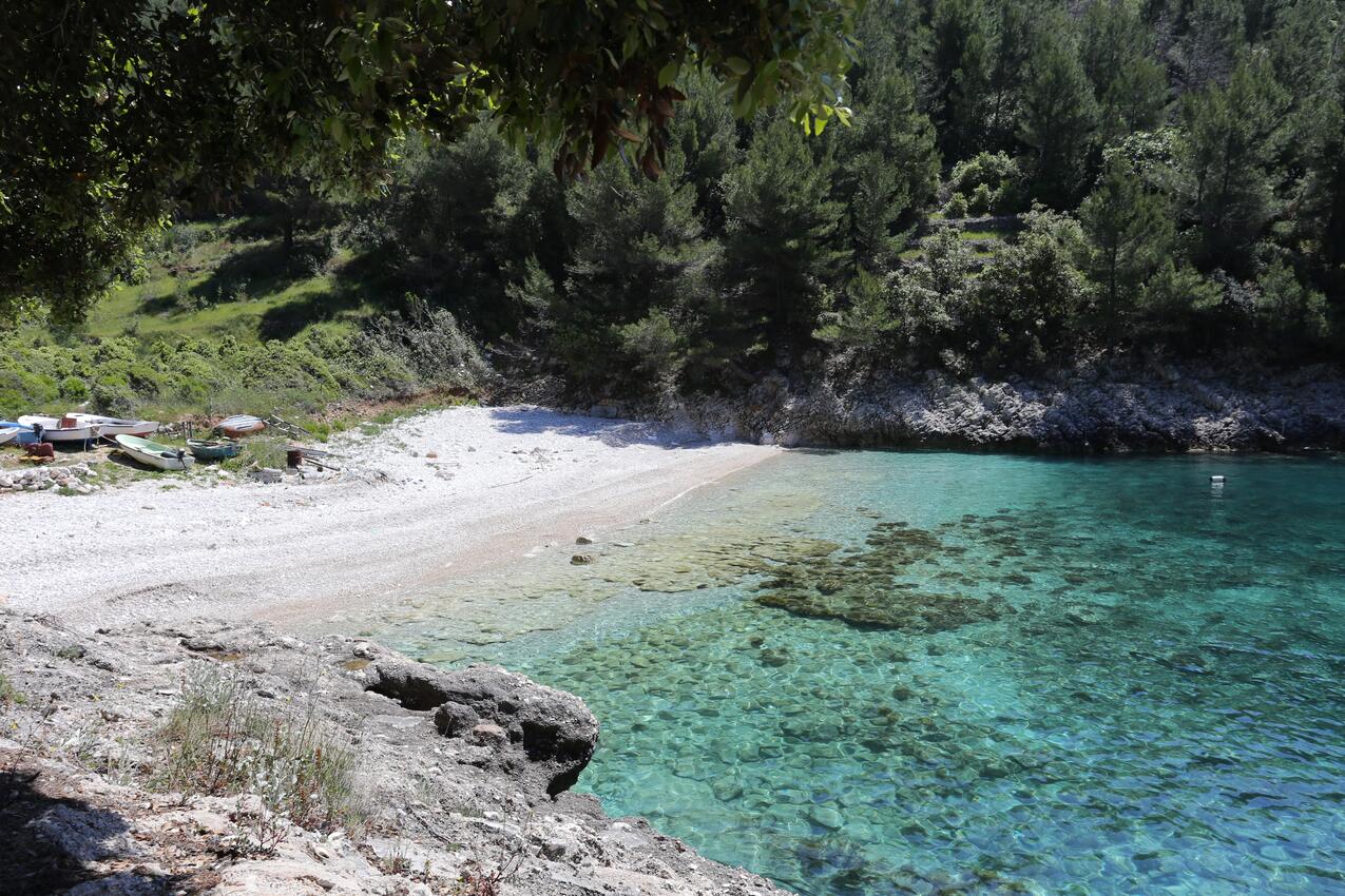 Nächster Strand - Fischerhaus am Meer Bucht Orlandusa, Korcula