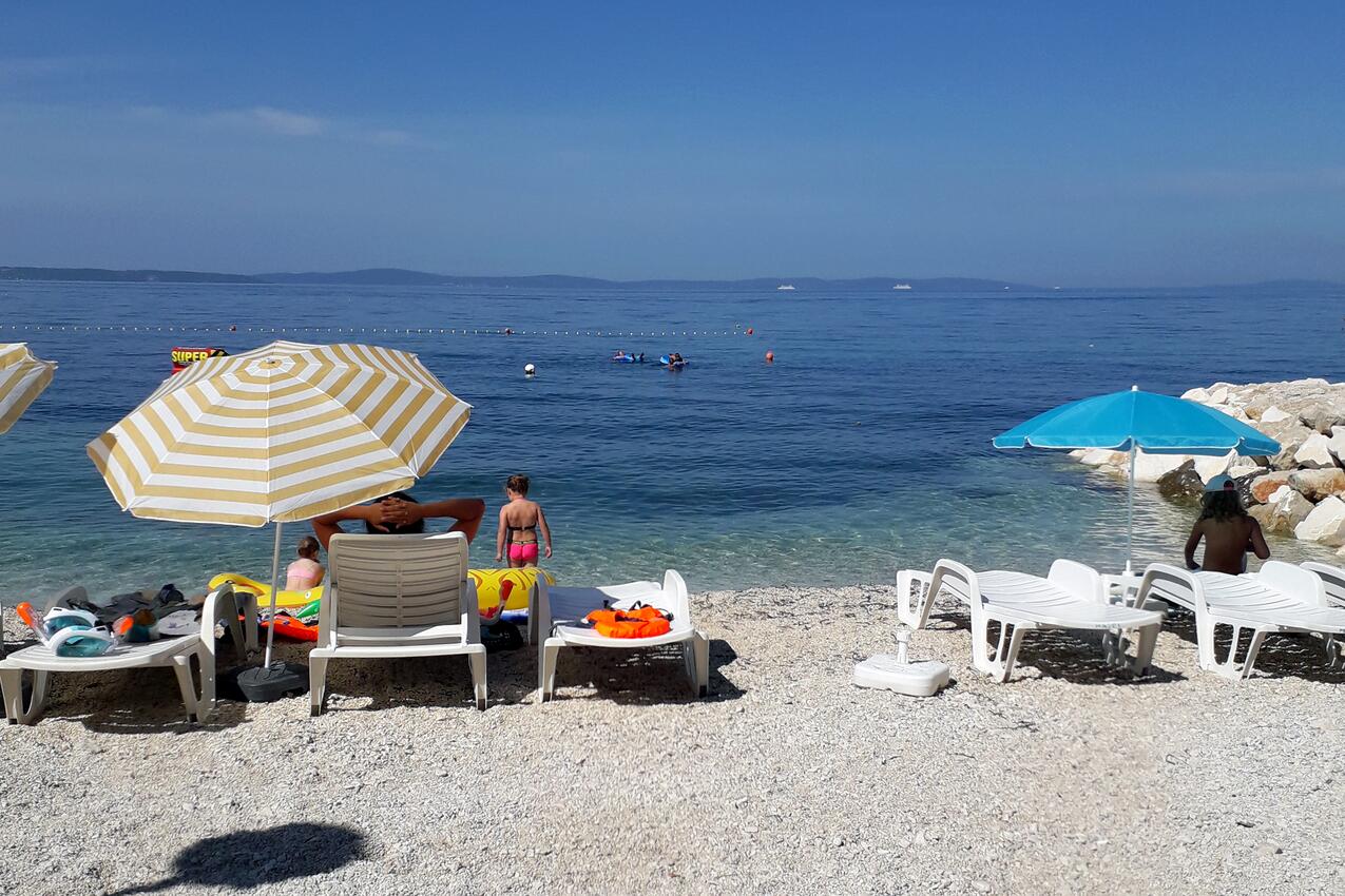 Nejbližší pláž - Apartmány u moře Podstrana, Split