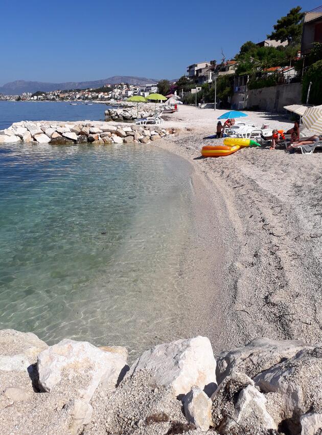 Nejbližší pláž - Apartmány u moře Podstrana, Split