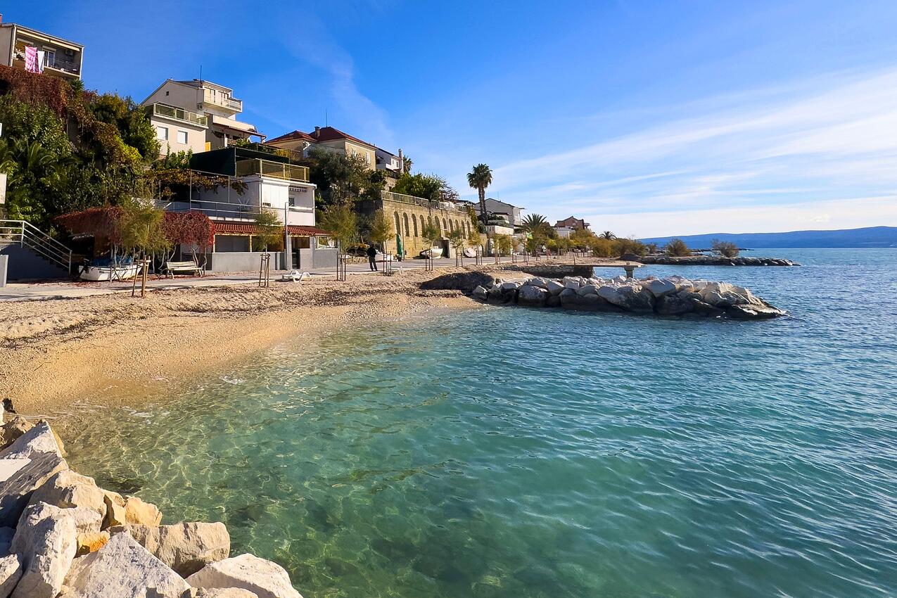 Nejbližší pláž - Apartmány u moře Podstrana, Split