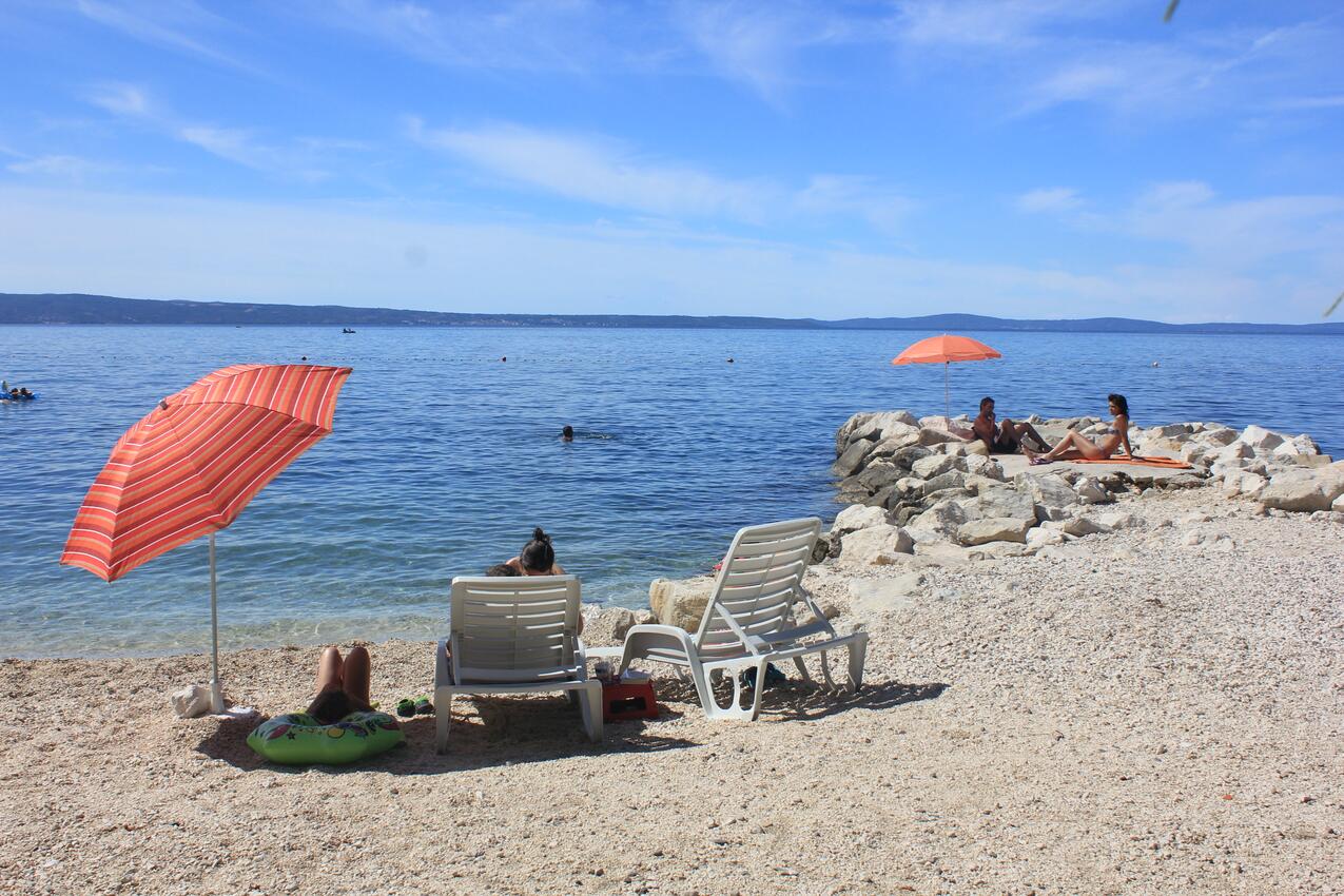 La spiaggia più vicina - Appartamenti con parcheggio Podstrana, Spalato - Split
