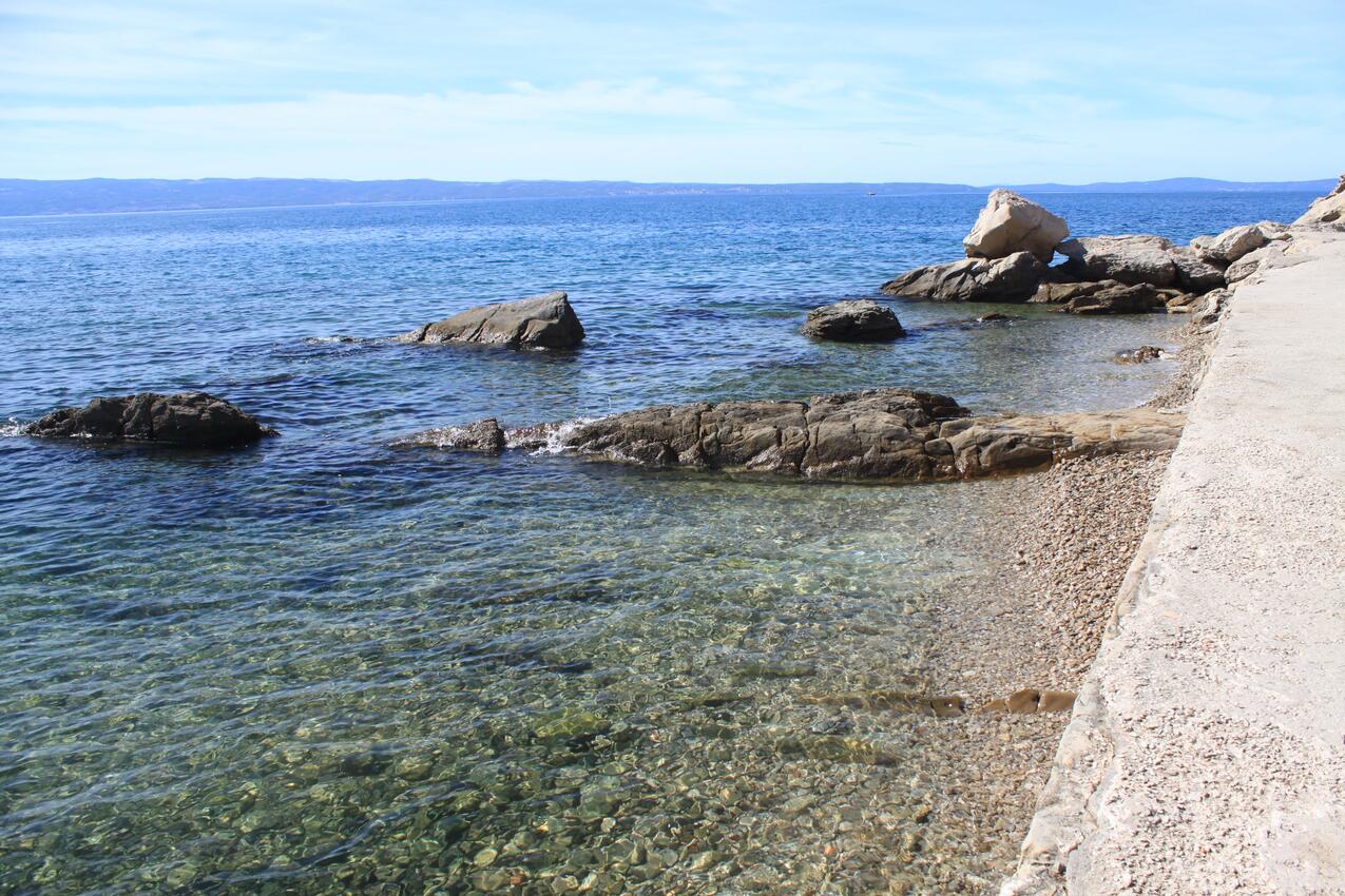 Nejbližší pláž - Apartmány u moře Stobreč, Split