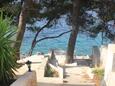 Pláž  v mieste Prižba, Korčula.