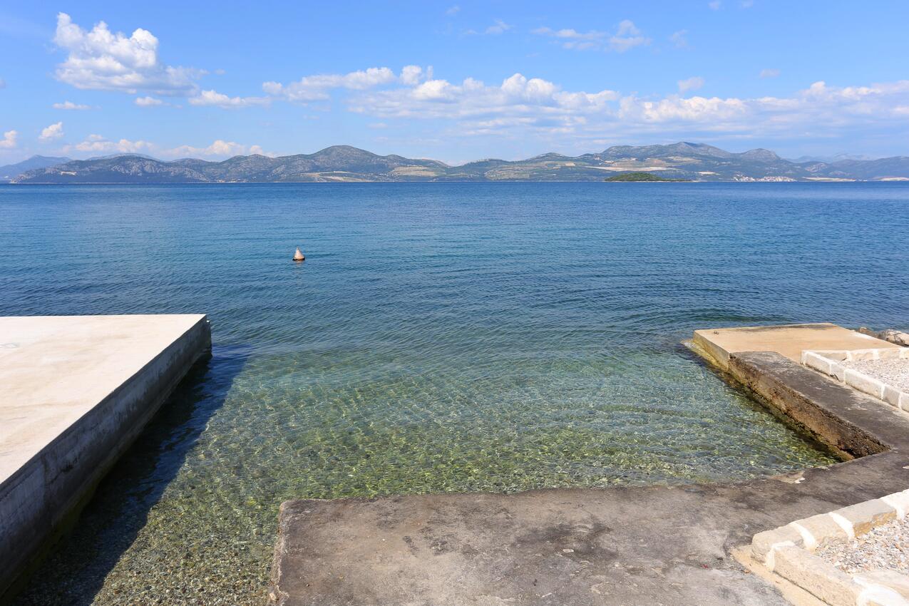 Najbliža plaža - Apartmani uz more Drače, Pelješac