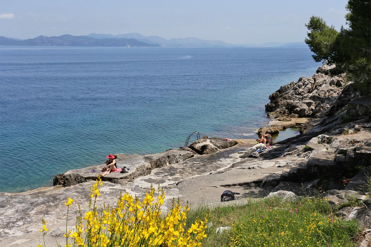 La spiaggia più vicina - Appartamenti accanto al mare Trappano - Trpanj, Sabbioncello - Pelješac