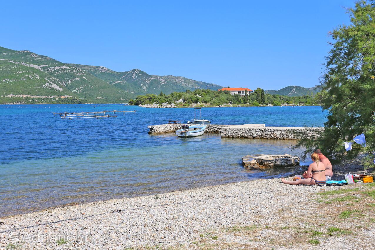 Nearest beach - Apartments and rooms with parking space Mali Ston, Pelješac