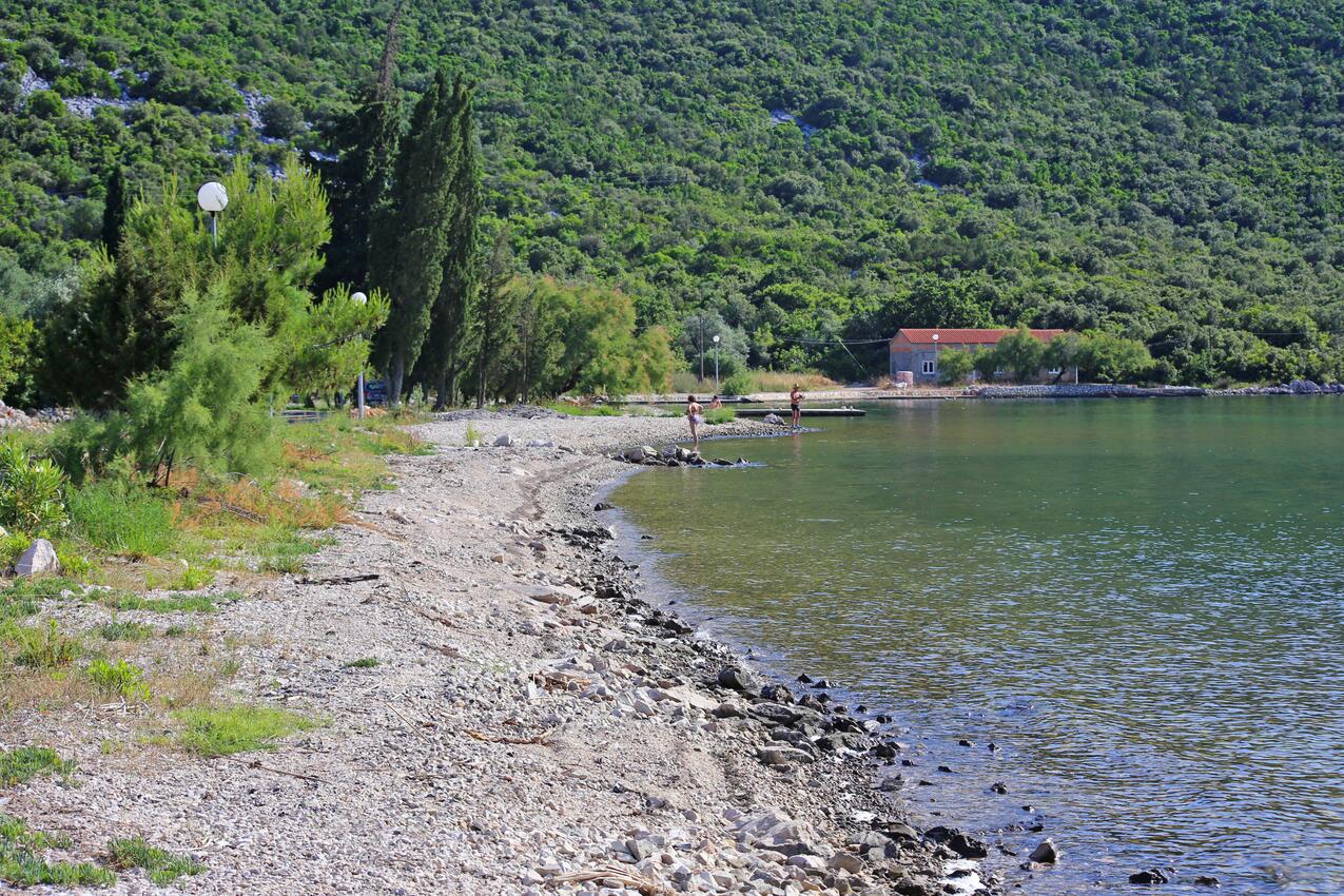 Nächster Strand - Ferienhaus mit Parkplatz Brijesta, Peljesac