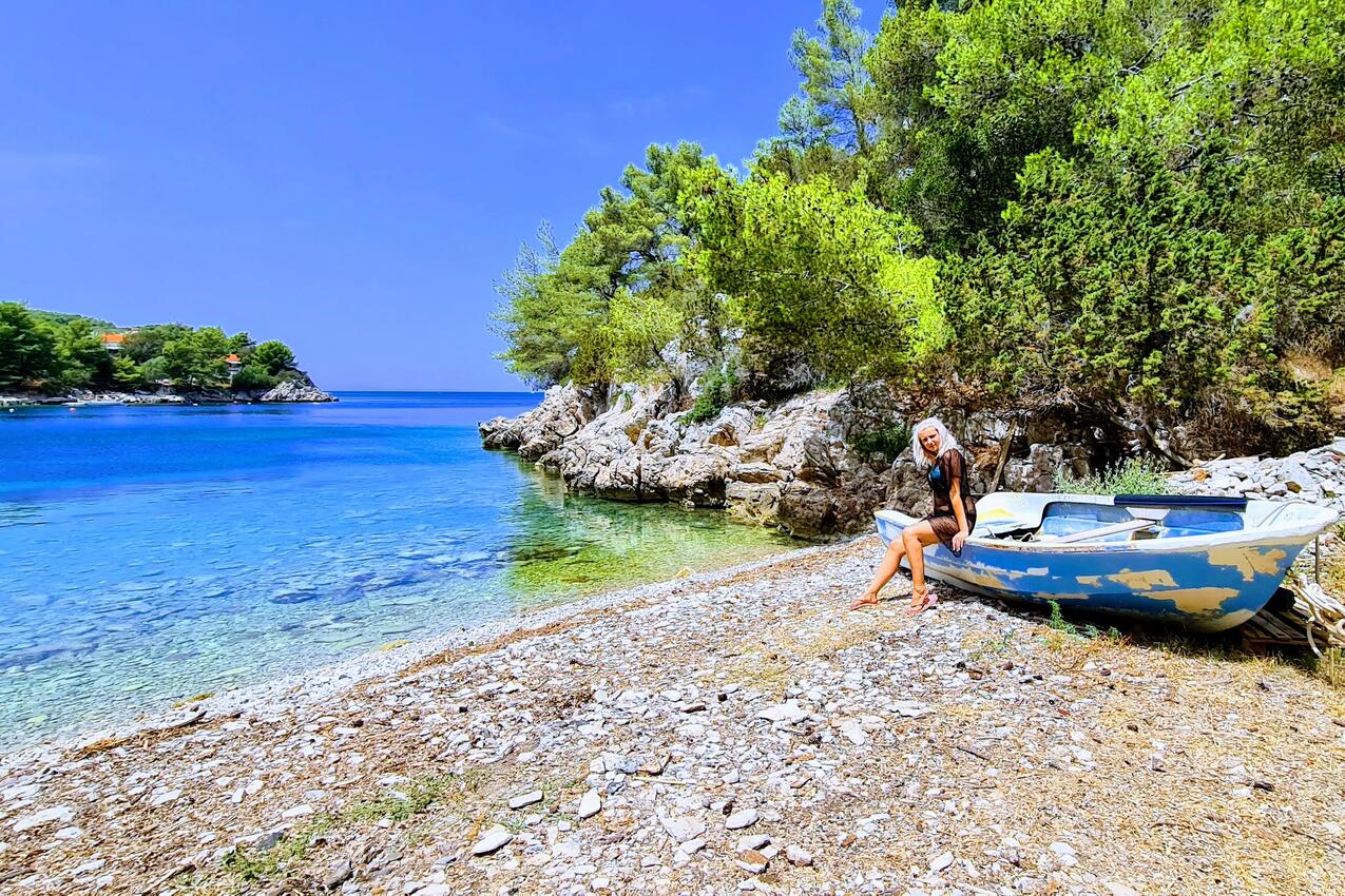 La spiaggia più vicina - Appartamenti con piscina per famiglie Baia Poplat, Curzola - Korčula