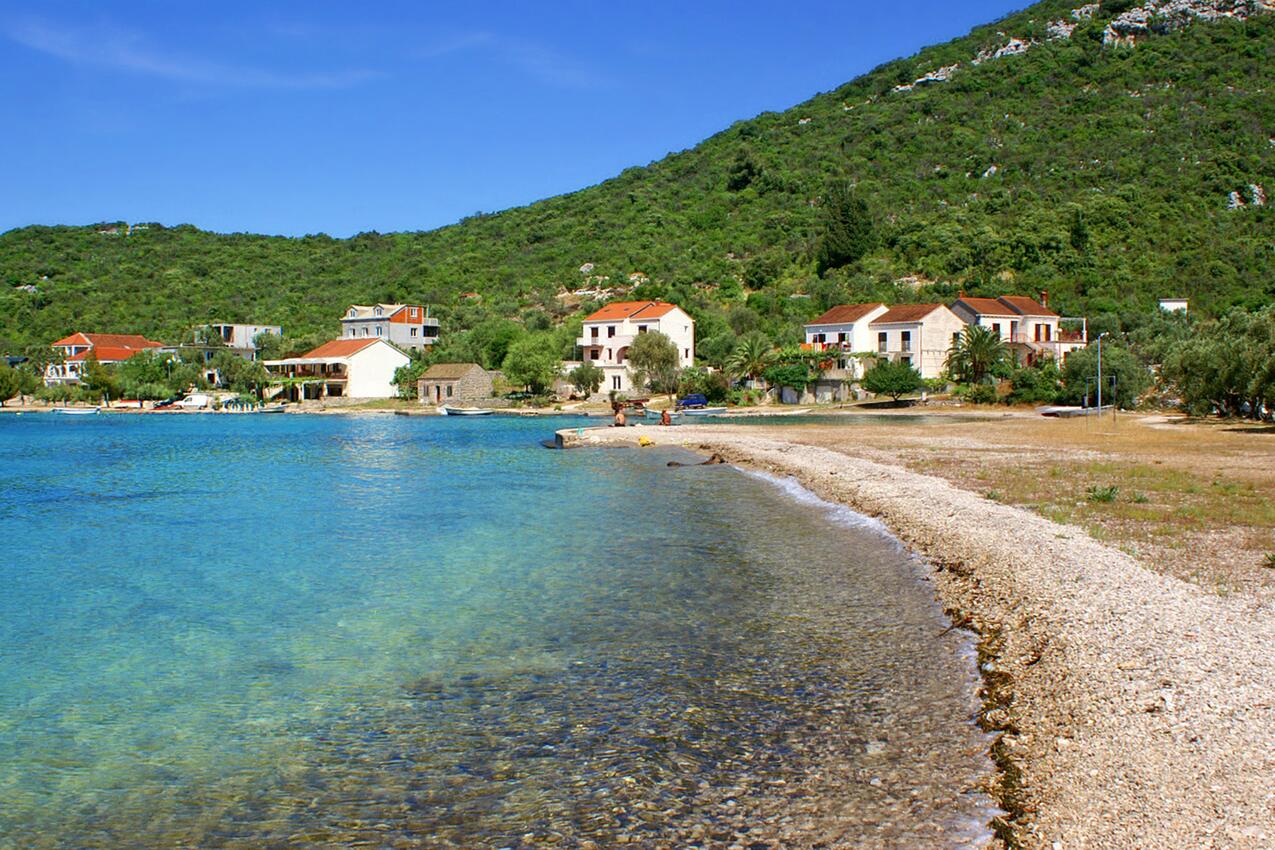 La spiaggia più vicina - Appartamenti accanto al mare Luka Dubrava, Sabbioncello - Pelješac