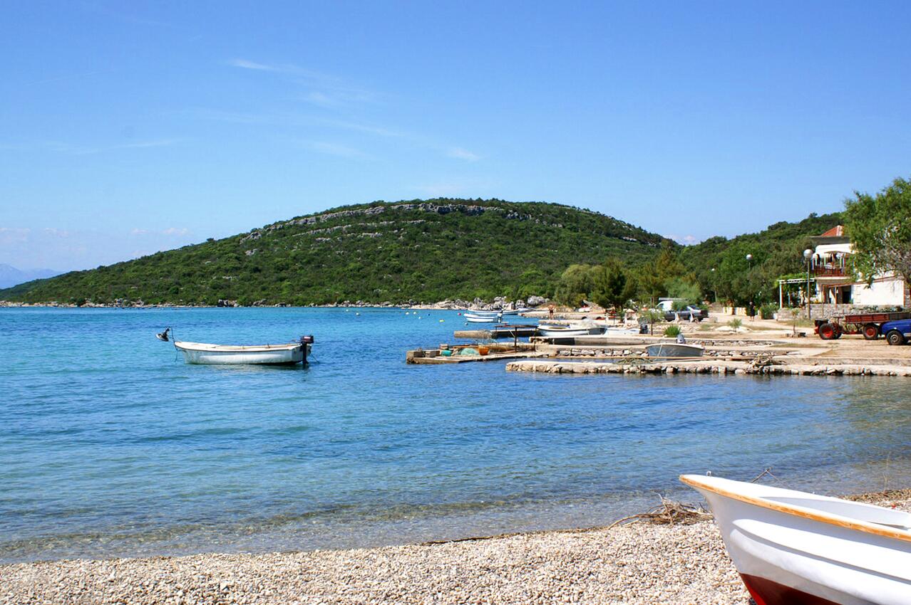 La spiaggia più vicina - Appartamenti accanto al mare Luka Dubrava, Sabbioncello - Pelješac