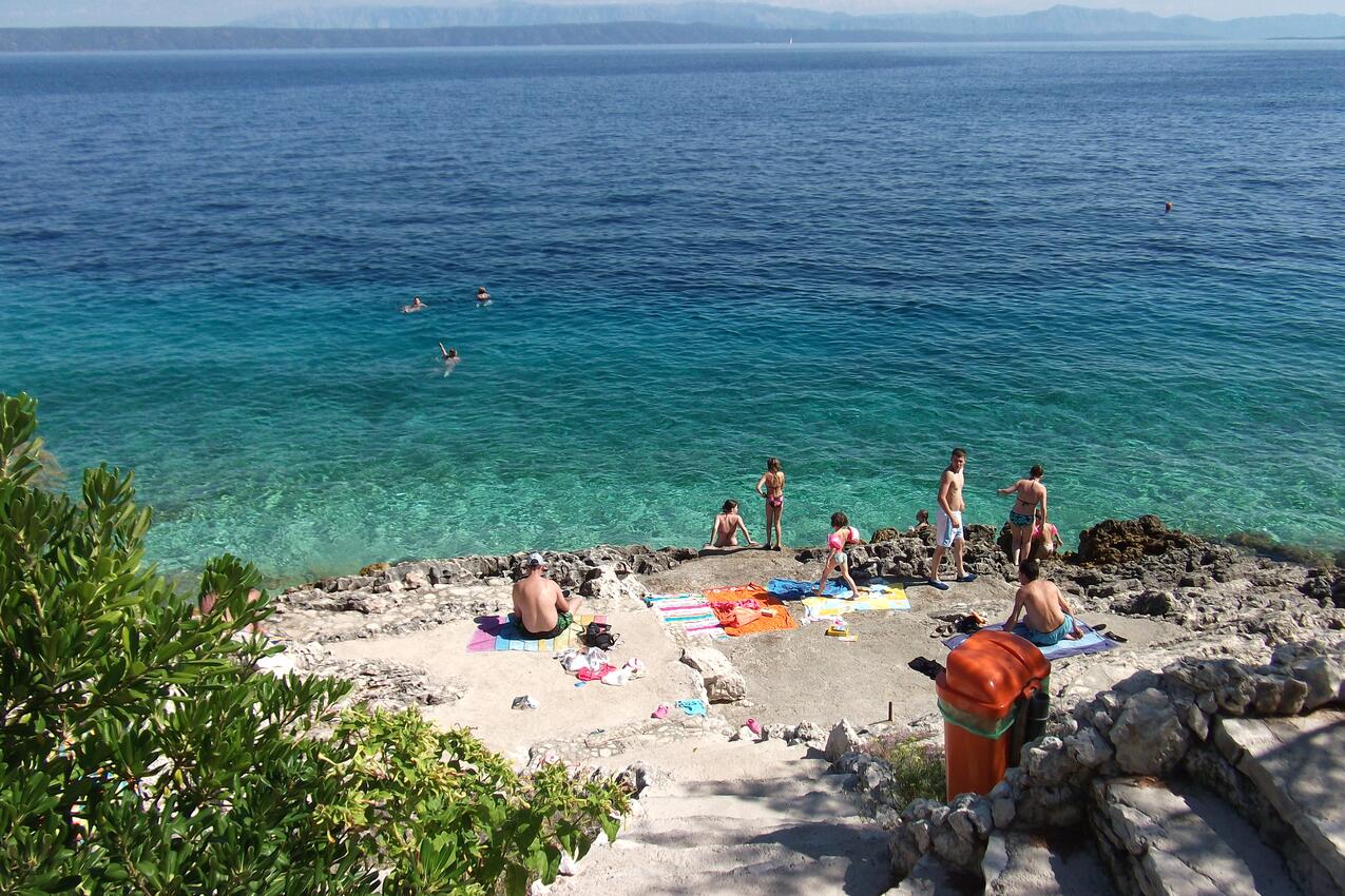 Legközelebbi strand - Apartmanok a tenger mellett Prigradica, Korcula