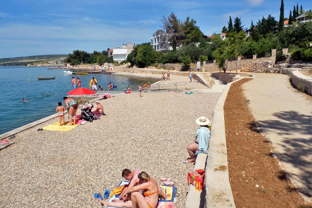 La spiaggia più vicina - Appartamenti con parcheggio Maslenica, Novigrad