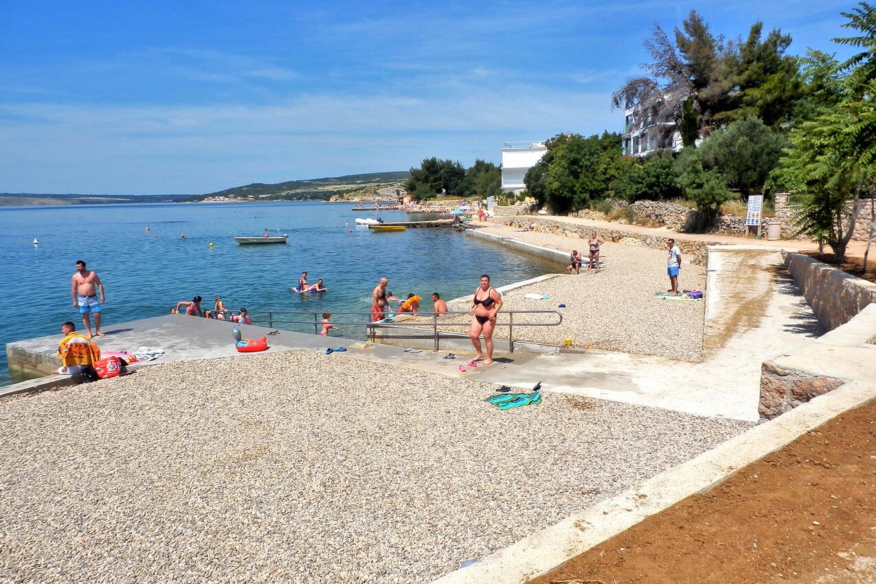 La spiaggia più vicina - Appartamenti con parcheggio Maslenica, Novigrad